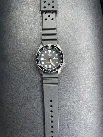 SEIKO SKX007J 자동 와인딩 블랙 손목시계