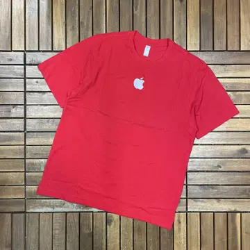 Apple 크루넥 반팔 T셔츠 기업 상품 판촉 프로모션