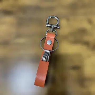 새상품급 Hender Scheme 키 락 오렌지 키링 가죽