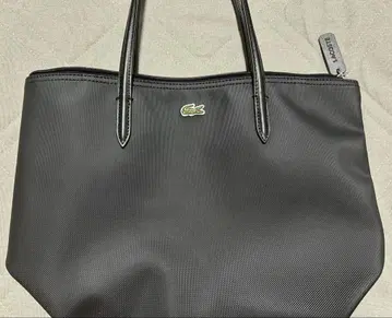 LACOSTE 블랙 토트백 S 사이즈