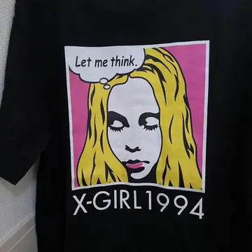 X-GIRL POP FACE 티셔츠 L 사이즈