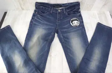 레드페퍼 베티 붑 데님 26인치 베티 콜라보 청바지 자수