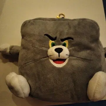 톰과 제리 톰 봉제 인형 패스 케이스