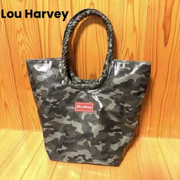 Lou Harvey 루 하비 카모 패턴 토트백 라미네이티드 가공