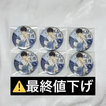 하이큐!! 엔니치 트레이딩 화지풍 캔뱃지 카게야마 토비오 6개 세트