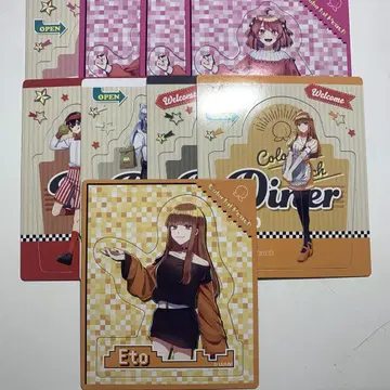 Eto 컬러풀 다이너 카드 9장 세트