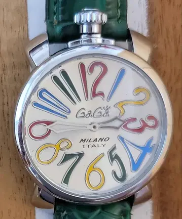 GaGa Milano 컬러풀 손목시계