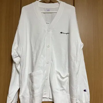 새상품 XL 챔피온 맨투맨 가디건 화이트