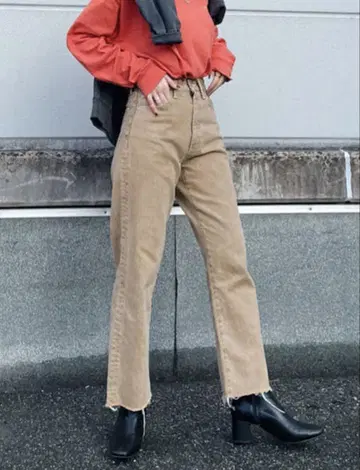 스트레이트 데님 컷