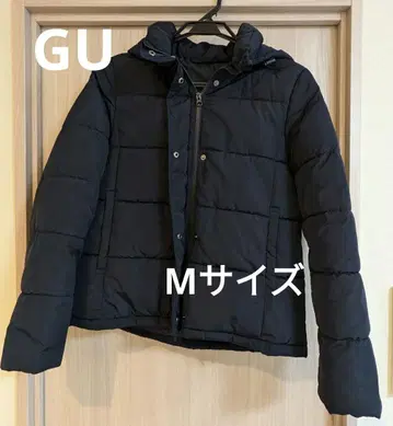 GU 네이비 다운 자켓 M 사이즈 새상품급
