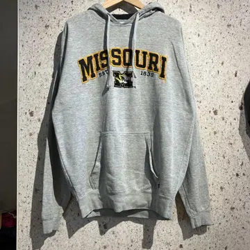 JAMERICA MISSOURI 자수 풀오버 후드티 그레이