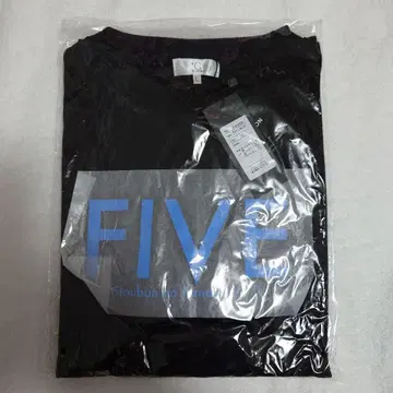 5등분의 신부 나카노 미쿠 FIVE T셔츠 BLACK L 사이즈