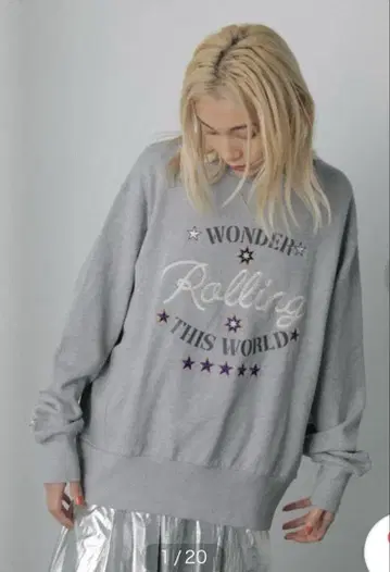 ROSE BUD WONDER 칼리지 맨투맨 안티카 좋아하는 분께 추천
