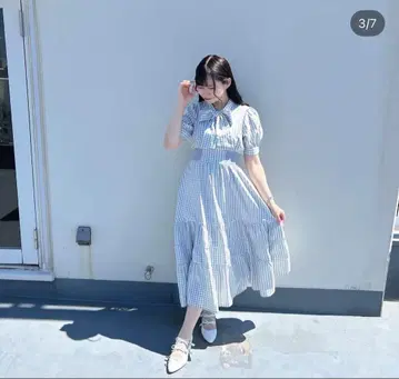 evelyn 리본 코튼 op