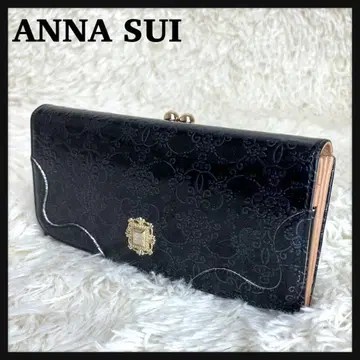 [  ] ANNA SUI 안나수이 루미 장지갑 가마구치 금 에나멜