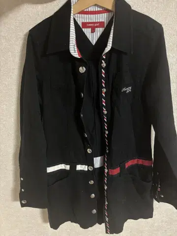 tommy girl 블랙 자켓 S