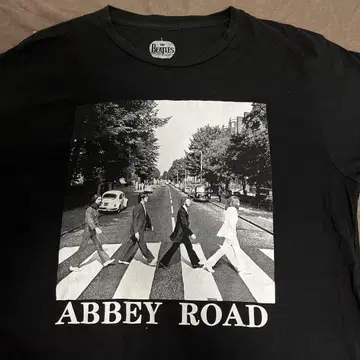 The Beatles 애비 로드 티셔츠 M 프레스 2장 총 3장입니다