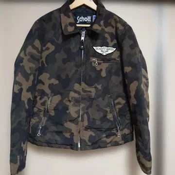 Schott 샷 카모플라주 카모플라쥬 나일론 자켓 L 라이더스