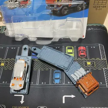 핫휠 Straight Freight 미니카 트레일러 포함