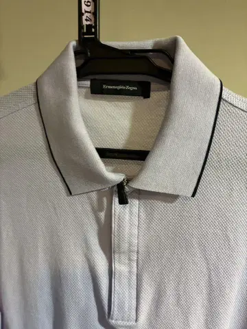 Ermenegildo Zegna 퍼플 피케 셔츠