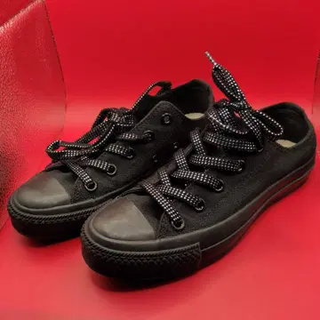 블랙 ALL STAR 로우컷 스니커즈