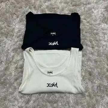 xgirl 탱크탑 2색 세트