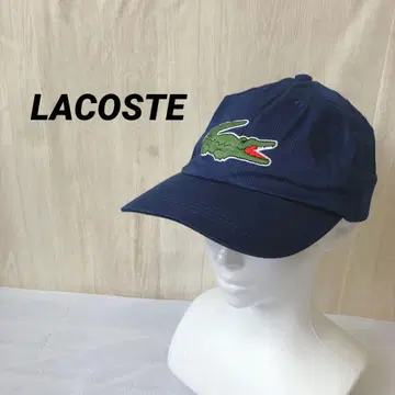 LACOSTE 와펜 자수 캡