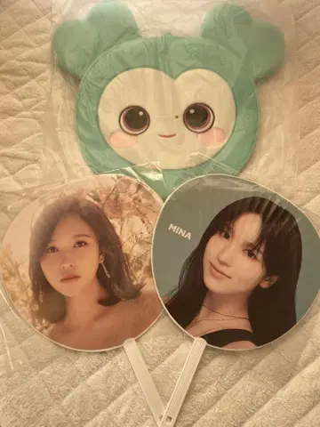 TWICE 미나 부채 부채 케이스 러블리