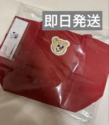 러브리 바이 페이러 올드 테디 와펜 토트백(소) 빨간색