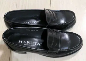 새상품급 HARUTA 블랙 로퍼 23EEE