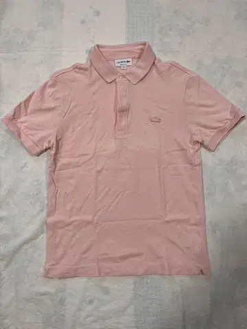 LACOSTE 핑크 피케 셔츠 US XS