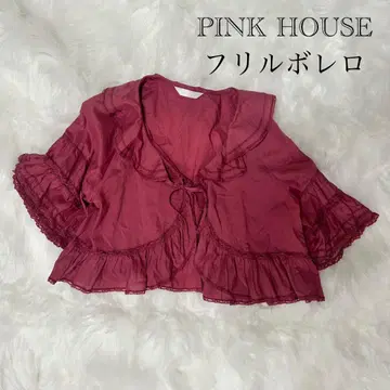PINK HOUSE 프릴 볼레로 로즈 프리 사이즈