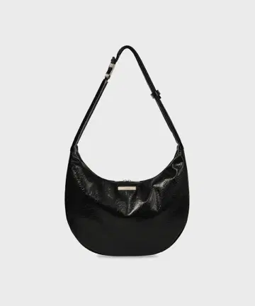 FALLETT Crack Leather Moon Bag Black 한국