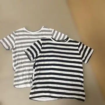 NARU 스트라이프 T셔츠 2장 세트