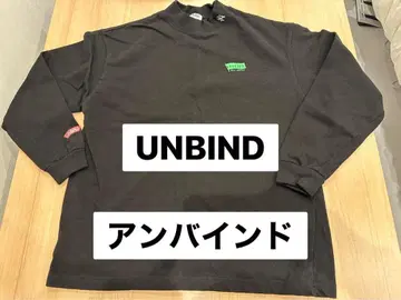 UNBIND 언바인드 모크넥 맨투맨 블랙
