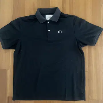 트래비스 매슈 피케 셔츠 블랙 XL 사이즈