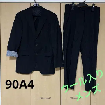 탑스 밸류 울 혼방 멋스러운 스트라이프 수트