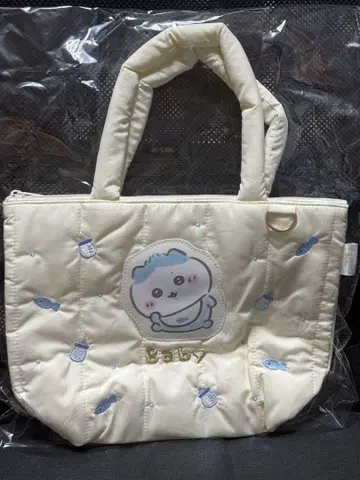치이카와 (먼작귀) Chiikawa Baby 퀼팅 토트백 (하치와레)