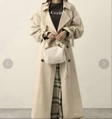 Heather HE 유르 트렌치 롱 기장 코트 트렌치코트