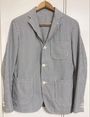 [ 무료배송 ] BEAMS 빔즈의 시어서커 테일러드 자켓 S 사이즈