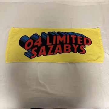 04 Limited Sazabys 포리미 밴드 타월 옐로우 컬러