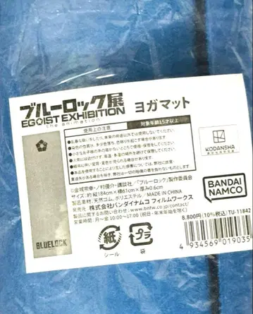 블루 록전 요가 매트