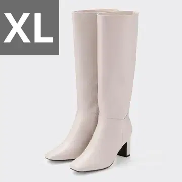 GU 힐 롱 부츠+E 라이트 그레이 그레이지 베이지 계열 XL