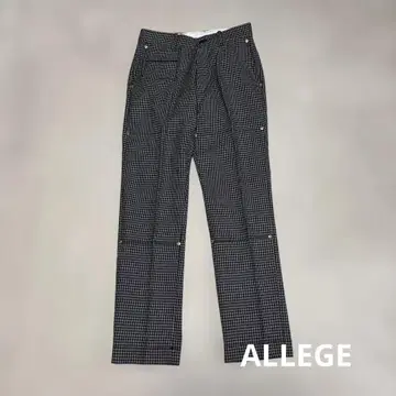 ALLEGE 더블 니 체크 팬츠 정가 39600