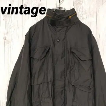 USA제 밀리터리 자켓 M-65 필드 자켓 80s 블랙 인기
