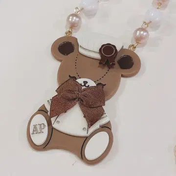 Angelic Pretty 베어 목걸이