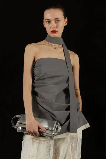 Prank Project Asymmetrical Draping Bare