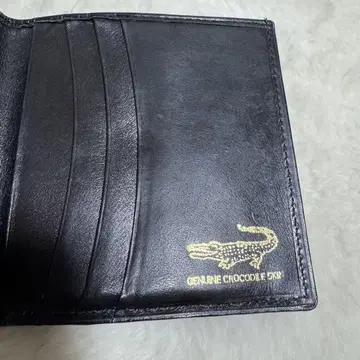 크로커다일 접이식 지갑