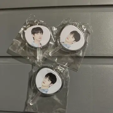 NCT127 부채 사진 포함 키링 3개 세트