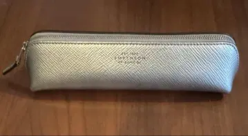 미사용품 SMYTHSON 스마이슨 펜 케이스 실버